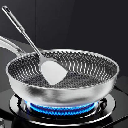 Ultimate Stainless Steel Honeycomb Skillet™